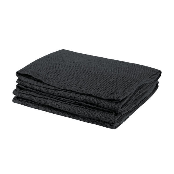 Linge particulier serviette de bain gris anthracite 45x45cm